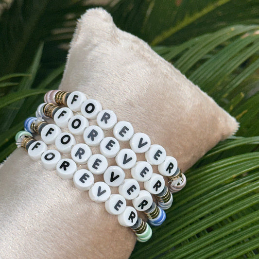 Bracelets Perles Heishi Céramique FOREVER